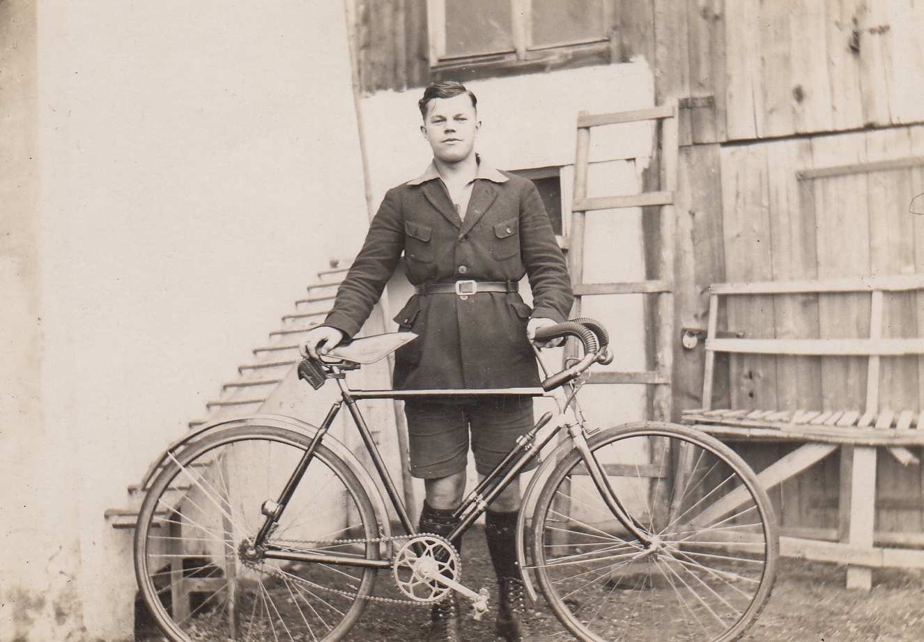 Markus als jugendlicher Fahrradsportler